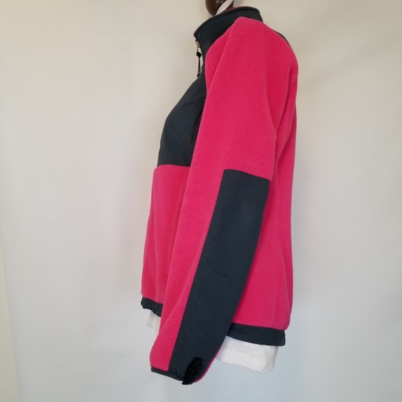 The North Face Iconic Polartec fleece Denali Jacket Pink Gray S - Picture 5 of 13